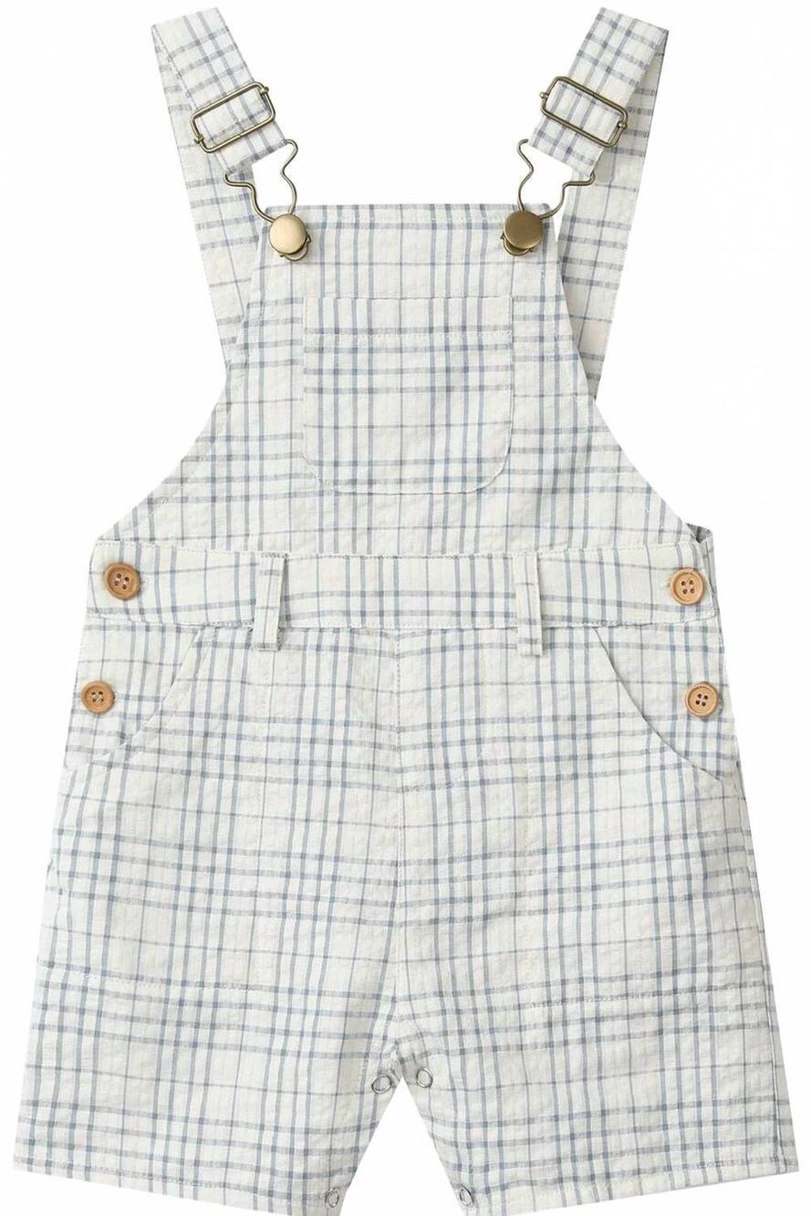 NEW ME & HENRY boys galleon woven overalls in blue